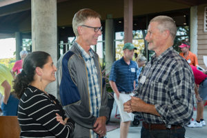 Lisa Flax, Marshall Flax and John Sharpless