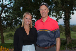 Jill Schmitz and Paul Harari at 12th Annual Heads Up! Golf Fundraiser 2018